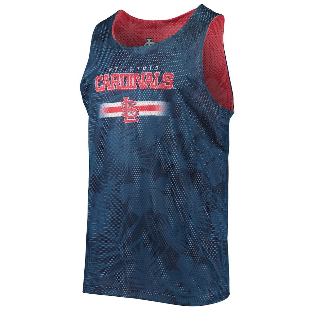 St. Louis Cardinals FOCO Floral Reversible Mesh Tank Top - MLB Tanks
