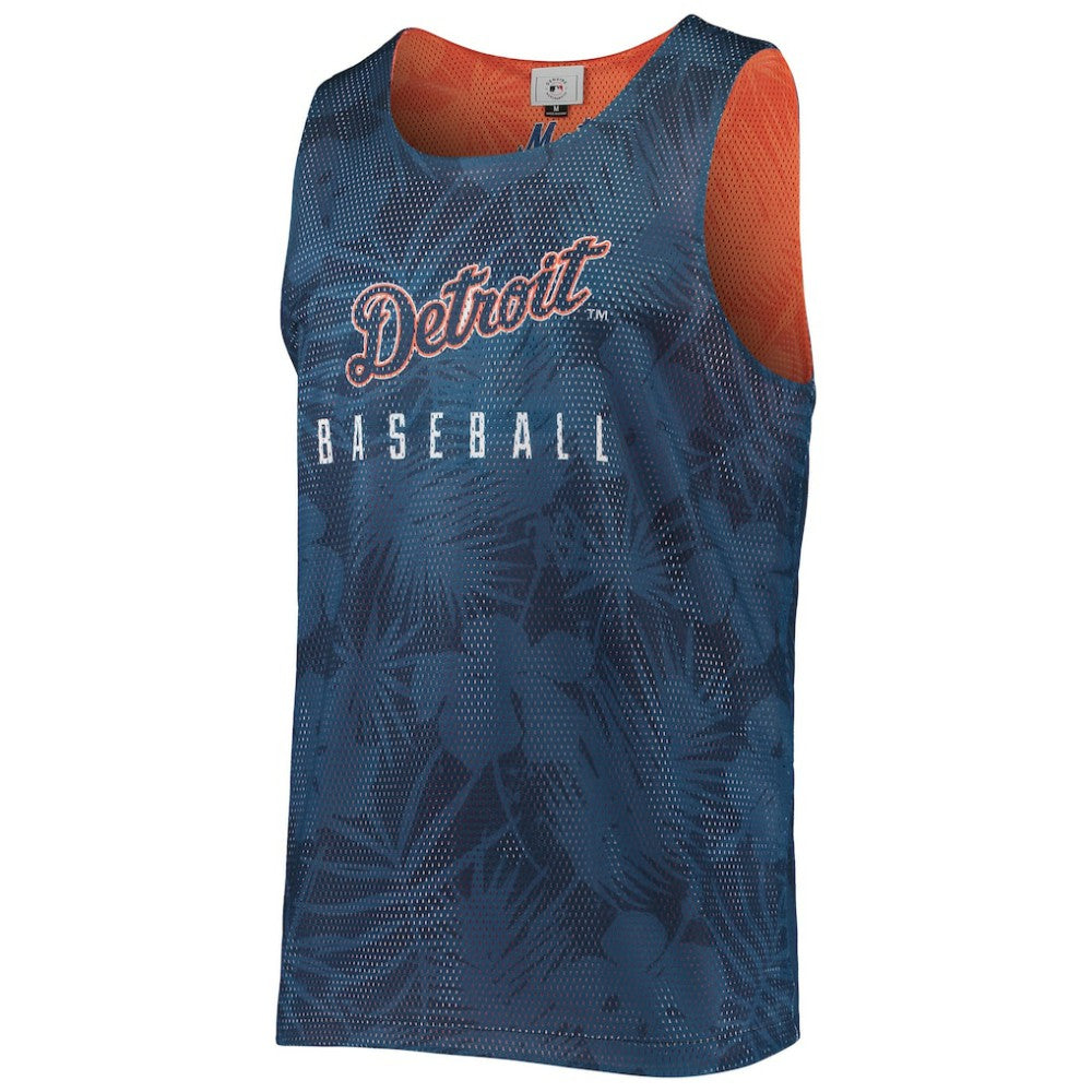 Detroit Tigers FOCO Floral Reversible Mesh Tank Top - MLB Tanks