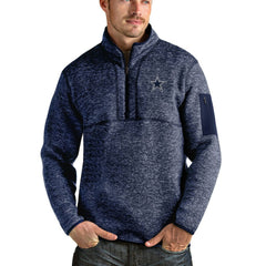 Dallas Cowboys Antigua Fortune Quarter-Zip Pullover Jacket | NFL Outlet