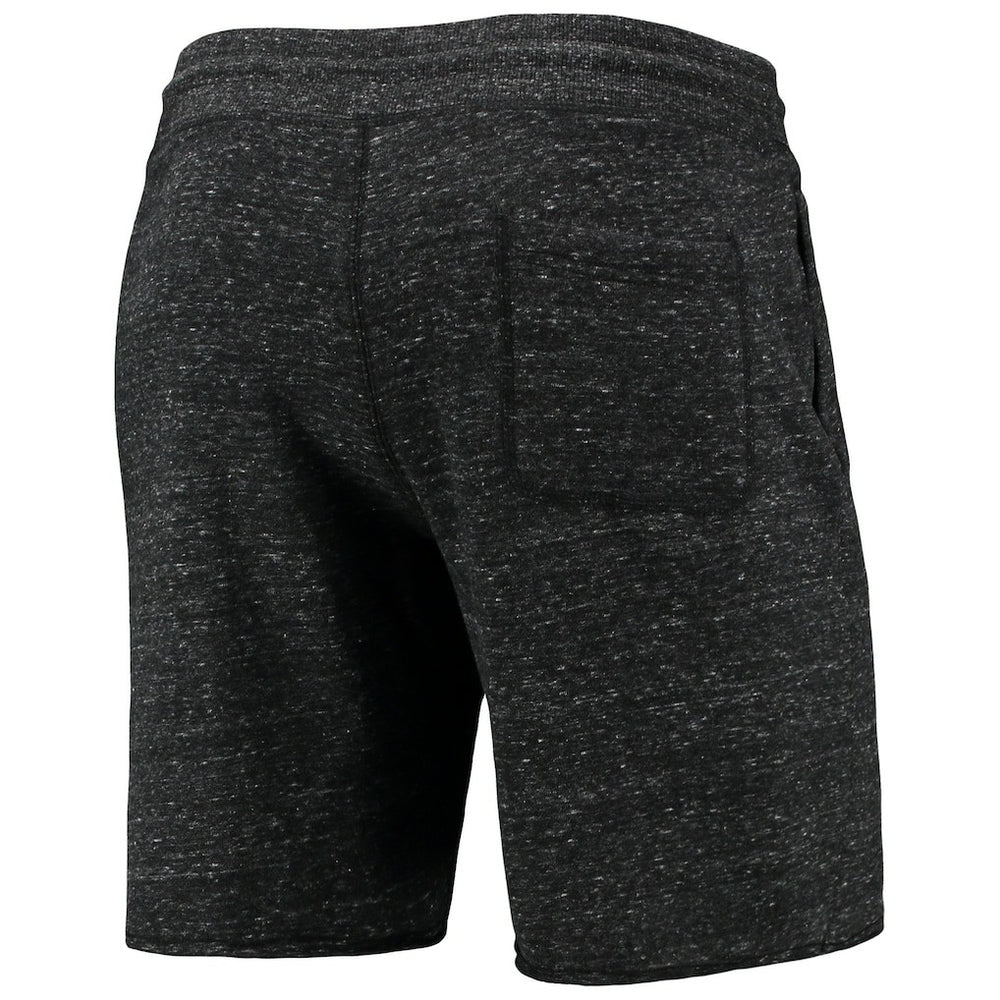 Charcoal Brooklyn Nets Homage Primary Logo Tri-Blend Sweat Shorts | NBA