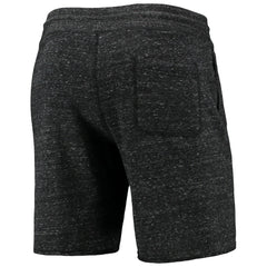 Charcoal Brooklyn Nets Homage Primary Logo Tri-Blend Sweat Shorts | NBA