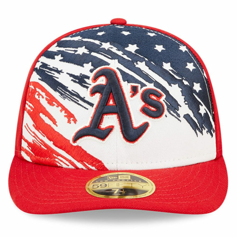 Athletics New Era 2022 4th of July Low Profile 59FIFTY Fitted Hat - MLB Hats