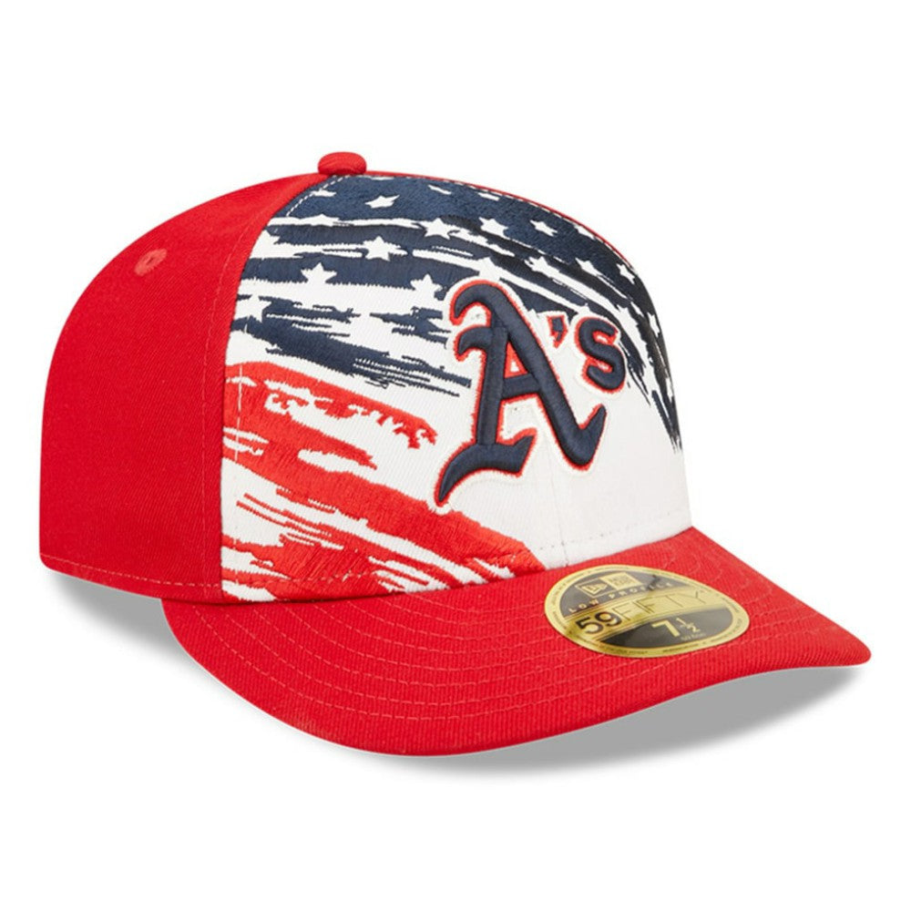 Athletics New Era 2022 4th of July Low Profile 59FIFTY Fitted Hat - MLB Hats