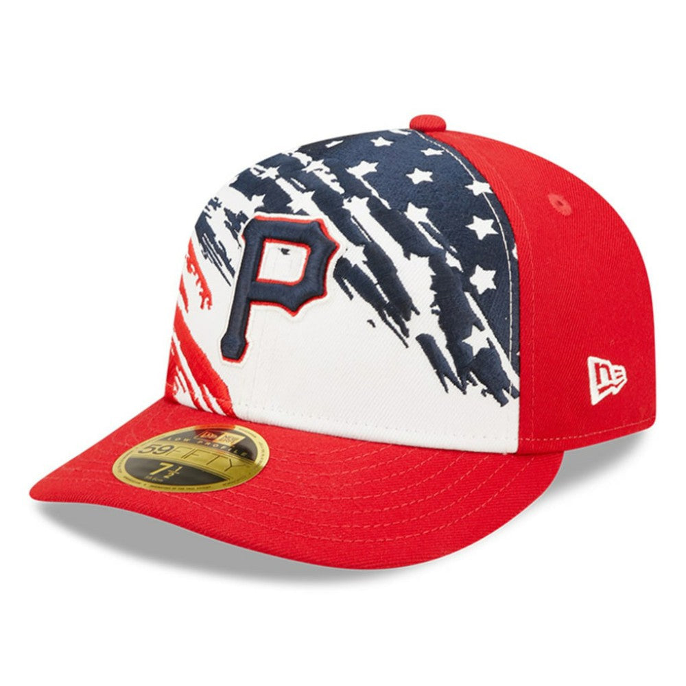 Pittsburgh Pirates New Era 2022 4th of July Low Profile 59FIFTY Fitted Hat - MLB Hats