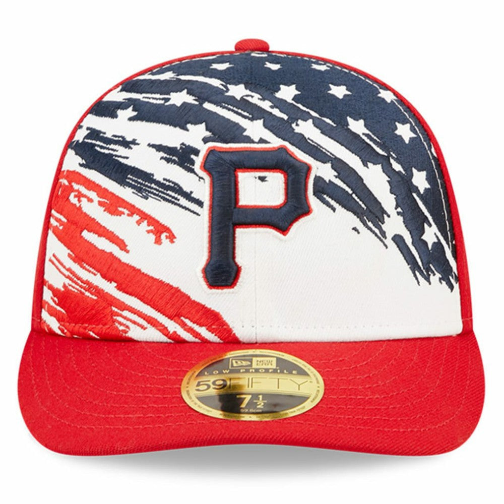 Pittsburgh Pirates New Era 2022 4th of July Low Profile 59FIFTY Fitted Hat - MLB Hats