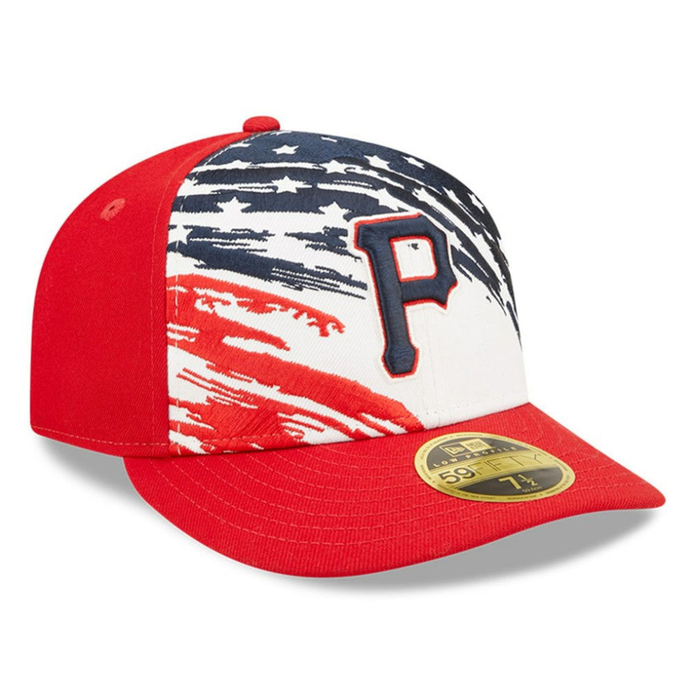 Pittsburgh Pirates New Era 2022 4th of July Low Profile 59FIFTY Fitted Hat - MLB Hats
