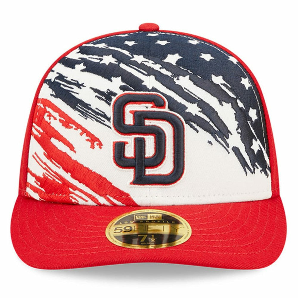 San Diego Padres New Era 2022 4th of July Low Profile 59FIFTY Fitted Hat - MLB Hats