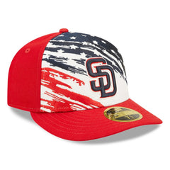 San Diego Padres New Era 2022 4th of July Low Profile 59FIFTY Fitted Hat - MLB Hats