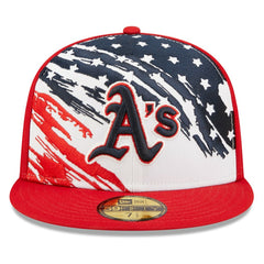 Athletics New Era 2022 4th of July On-Field 59FIFTY Fitted Hat - MLB Hats