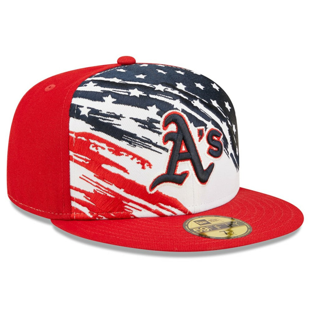 Athletics New Era 2022 4th of July On-Field 59FIFTY Fitted Hat - MLB Hats