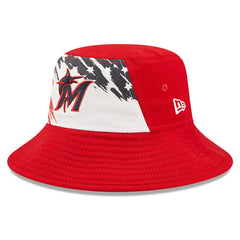 Miami Marlins New Era 2022 4th of July Bucket Hat - MLB Hats