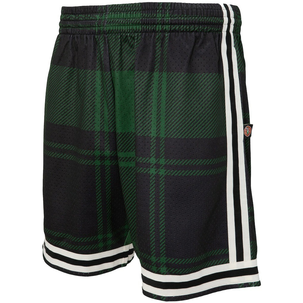 Kelly Green/Black Boston Celtics x Uninterrupted Hardwood Classics Swingman Shorts | NBA
