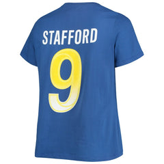 Los Angeles Rams Matthew Stafford  Women's Plus Size Player Name & Number V-Neck T-Shirt | NFL On sale