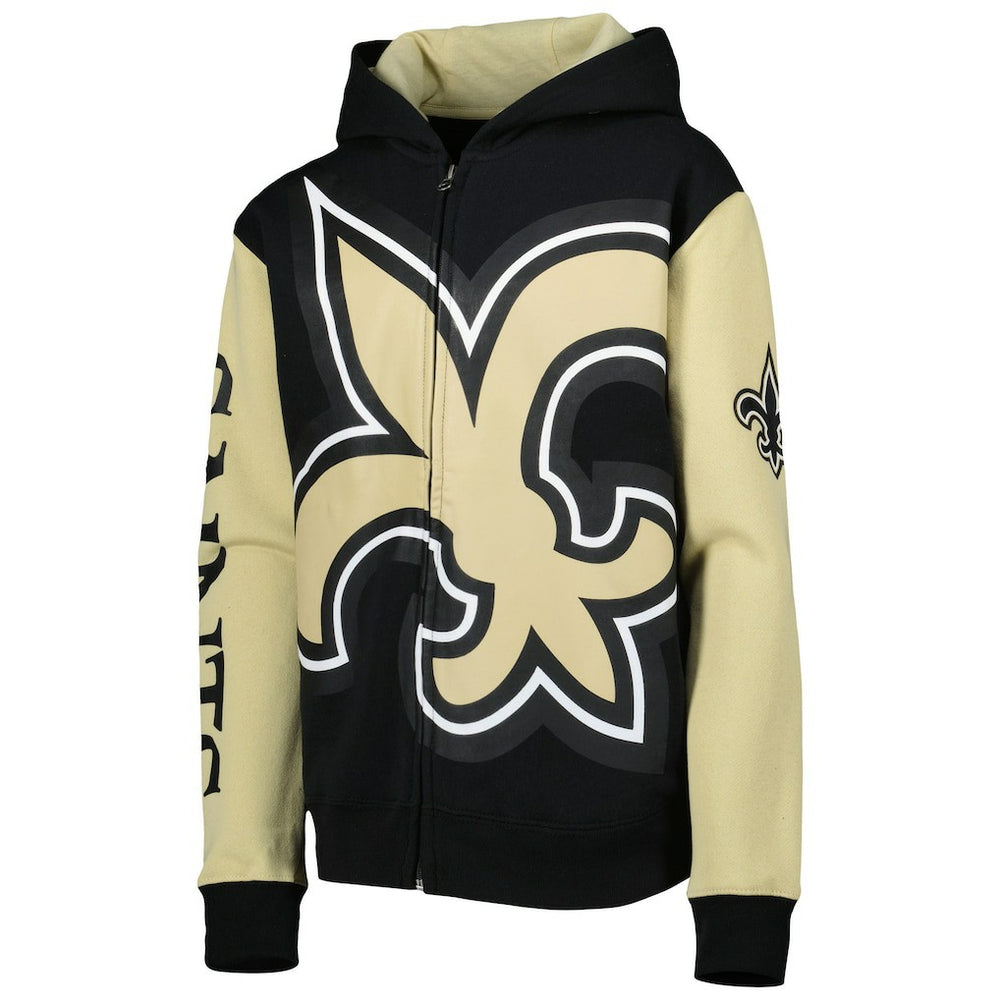 New Orleans Saints Youth Poster Board Full-Zip Hoodie | NFL Online