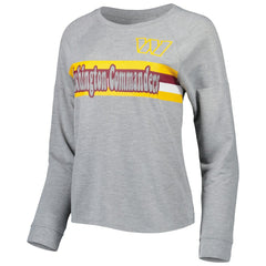 Washington Commanders Juniors All Striped Up Raglan Long Sleeve T-Shirt | NFL New