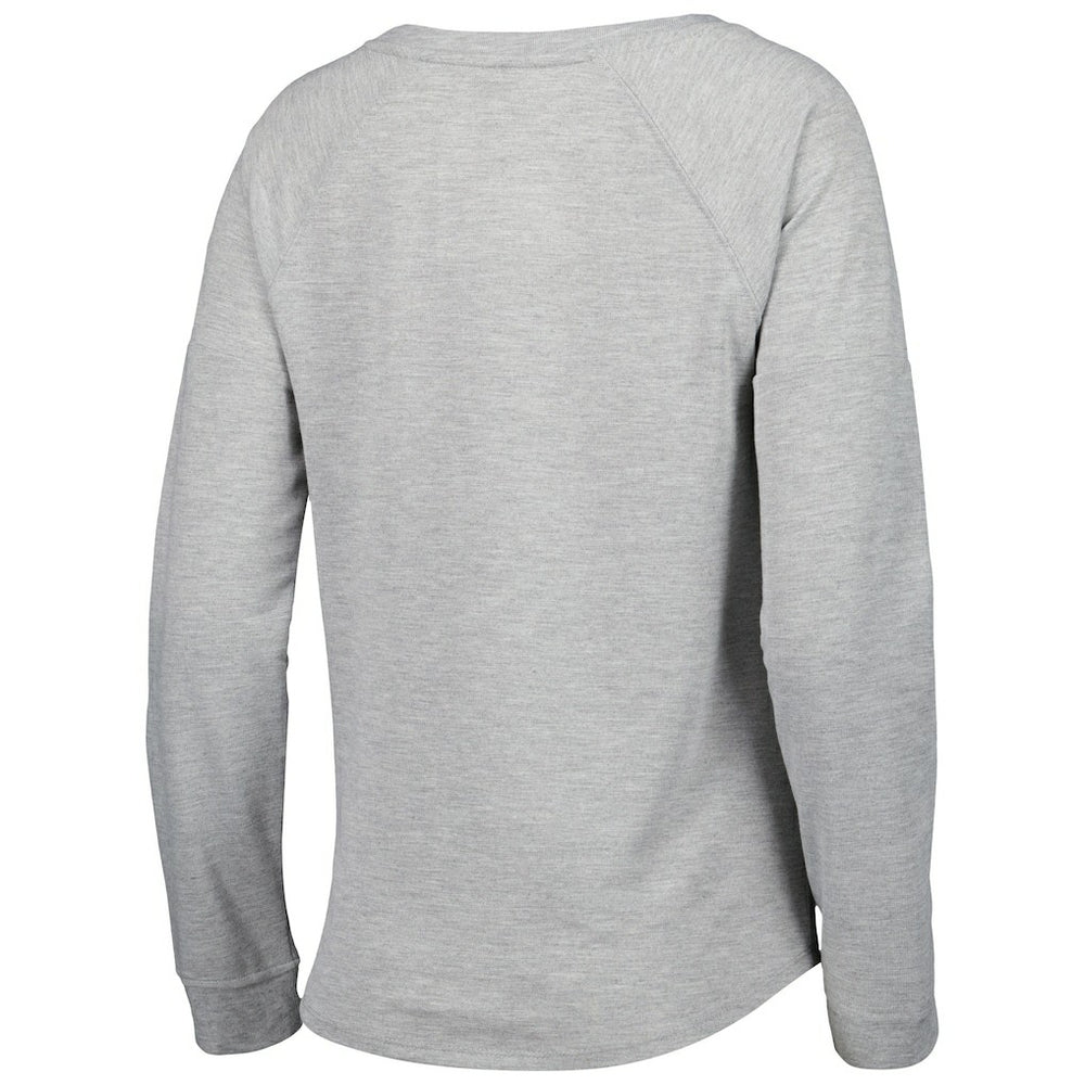 Las Vegas Raiders Juniors All Striped Up Raglan Long Sleeve T-Shirt | NFL Outlet