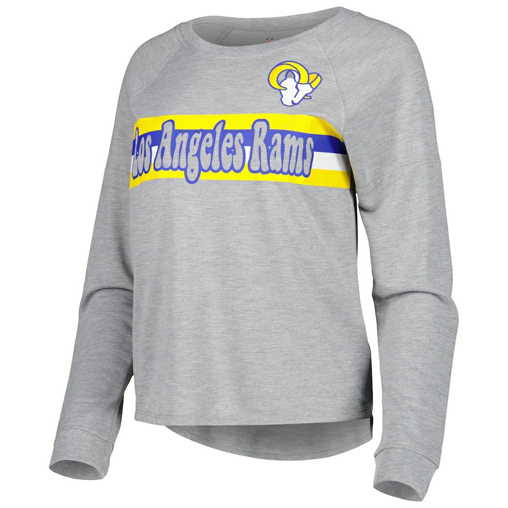 Los Angeles Rams Juniors All Striped Up Raglan Long Sleeve T-Shirt | NFL Near me