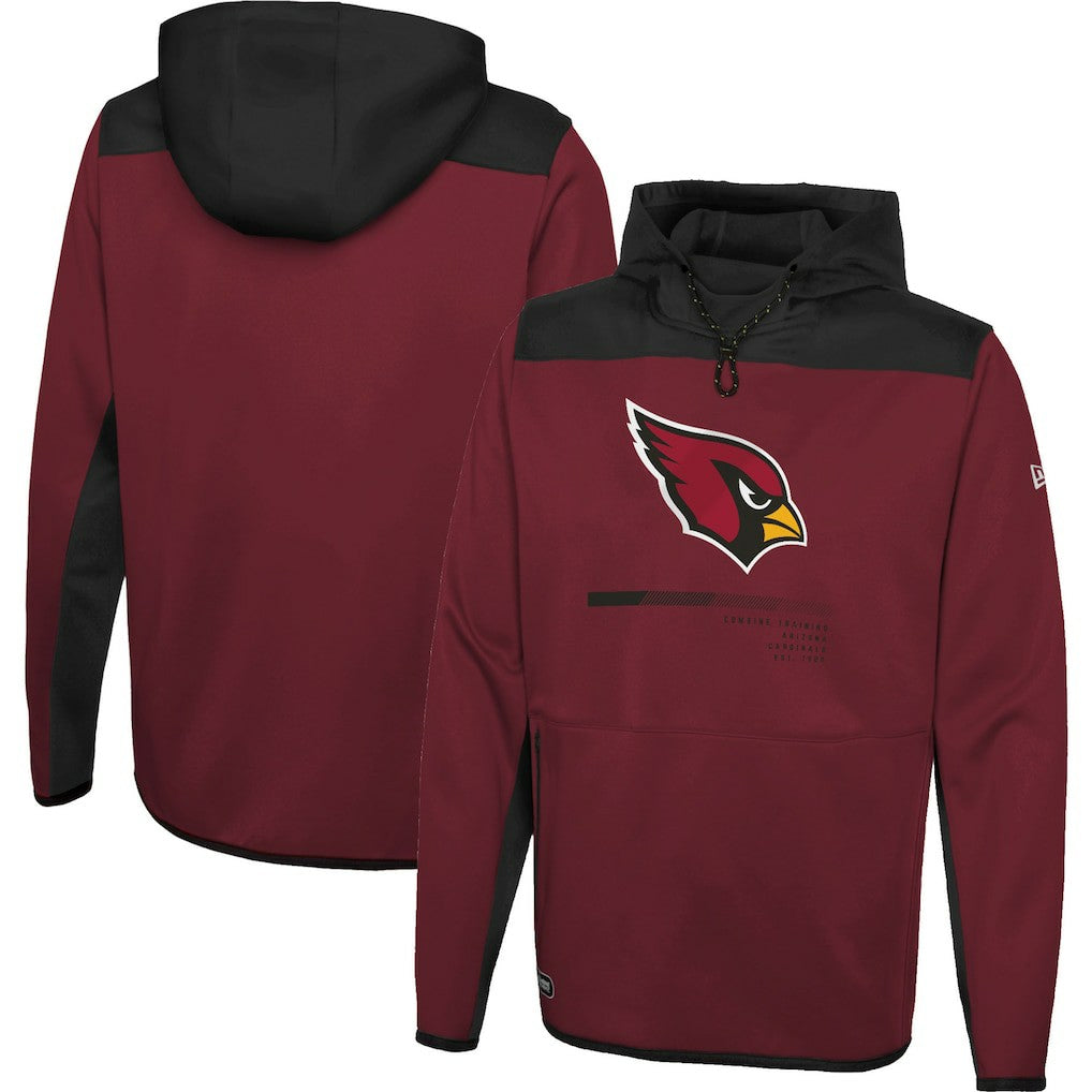 Arizona Cardinals Combine Authentic Hard Hitter Pullover Hoodie | NFL Hot