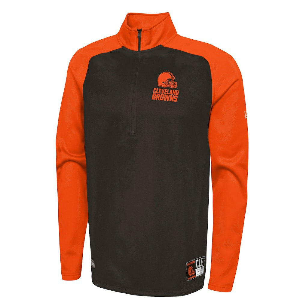 Cleveland Browns Combine Authentic O-Line Raglan Half-Zip Jacket | NFL Near me