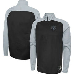 Las Vegas Raiders Combine Authentic O-Line Raglan Half-Zip Jacket | NFL Near me