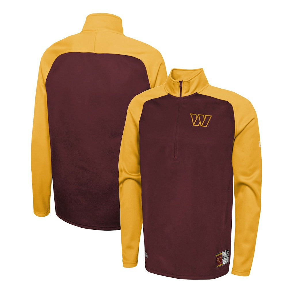 Washington Commanders Combine Authentic O-Line Raglan Half-Zip Jacket | NFL On sale