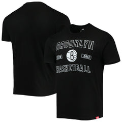 Black Brooklyn Nets Sportiqe Tri-Blend T-Shirt | NBA