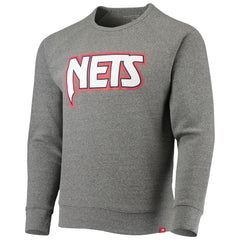 Heathered Gray Brooklyn Nets Sportiqe Moments Mixtape Harmon Raglan Pullover Sweatshirt | NBA
