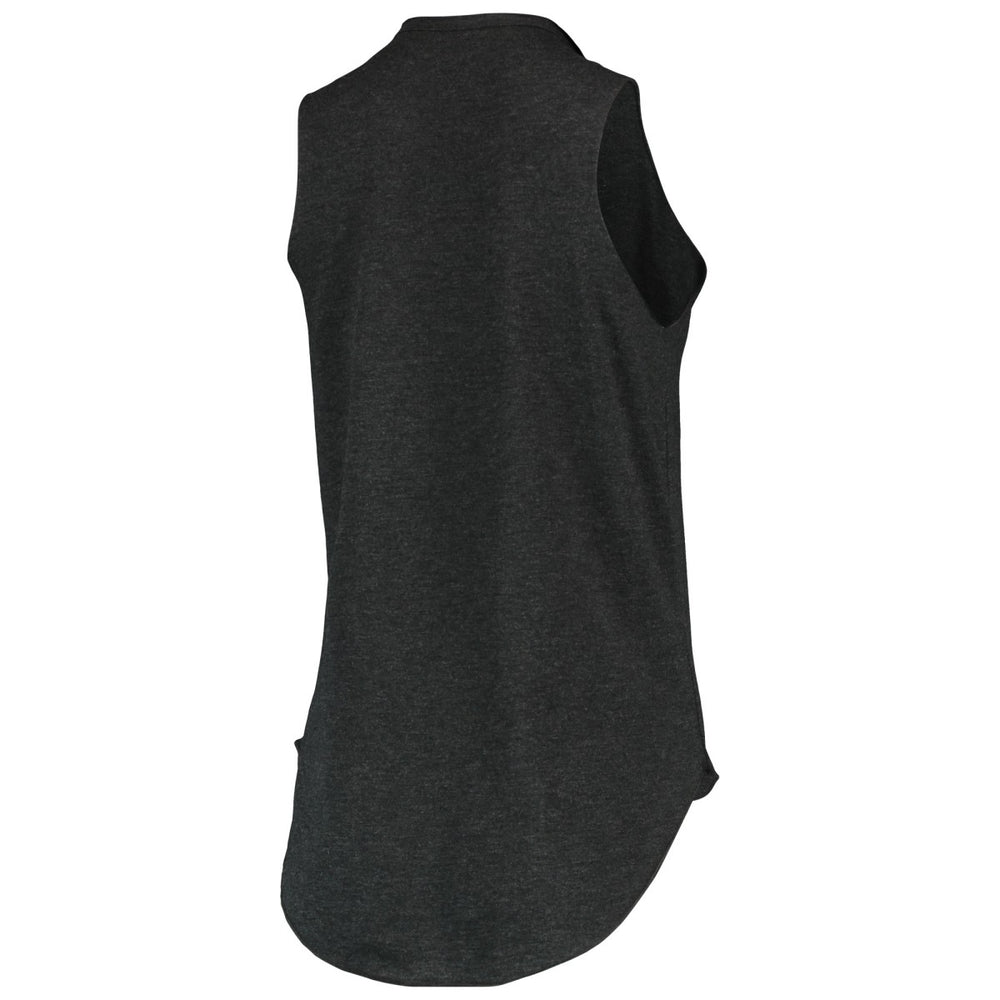 Black Sacramento Kings Sportiqe Women's Sactown Janie Tri-Blend Tank Top | NBA