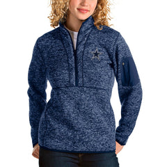 Dallas Cowboys Antigua Women's Fortune Half-Zip Pullover Jacket | NFL US