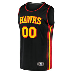 Statement Edition Atlanta Hawks Fast Break Replica Custom Jersey Black | NBA
