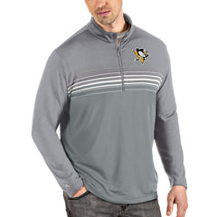 Pittsburgh Penguins Antigua Pace Quarter-Zip Pullover Top -  NHL Pullover
