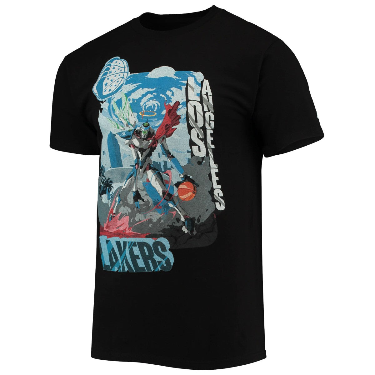Black Los Angeles Lakers NBA x McFlyy Identify Artist Series T-Shirt | NBA