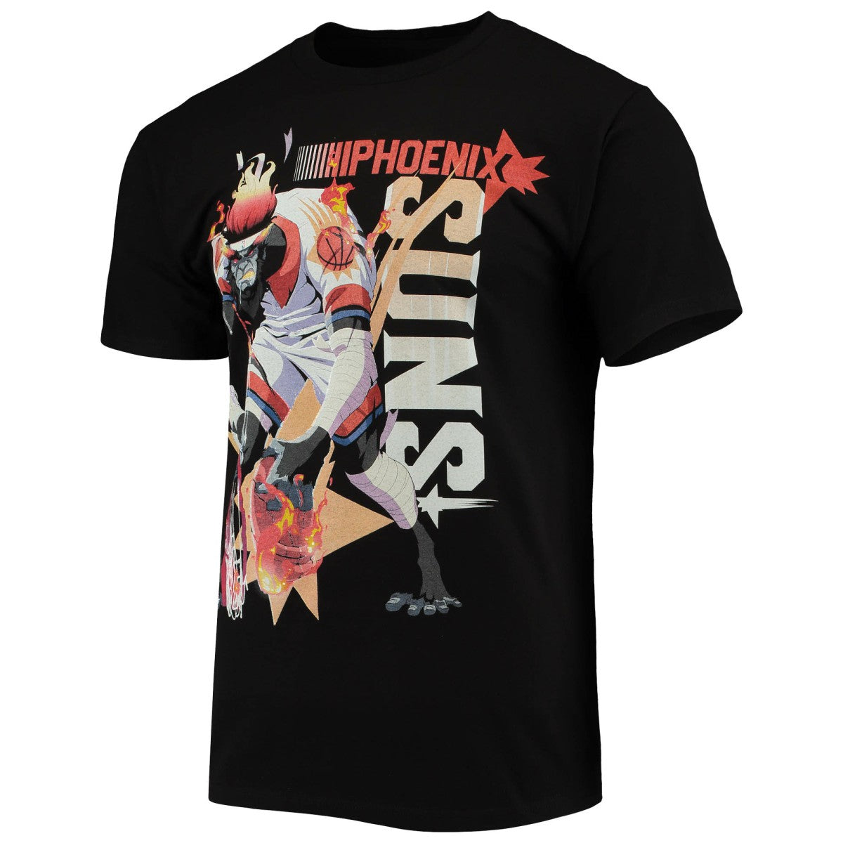 Black Phoenix Suns NBA x McFlyy Identify Artist Series T-Shirt | NBA