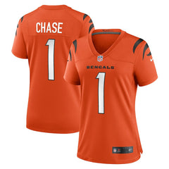 Cincinnati Bengals Ja'Marr Chase  Women's Alternate Game Jersey | NFL Sale
