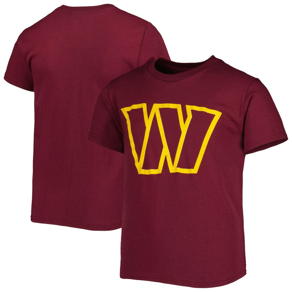 Washington Commanders Youth Team Logo T-Shirt | NFL Discount