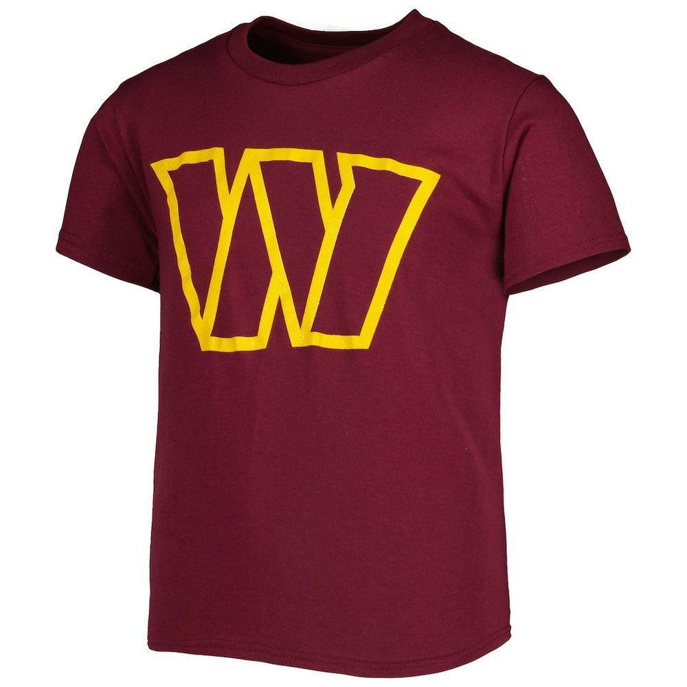 Washington Commanders Youth Team Logo T-Shirt | NFL Discount
