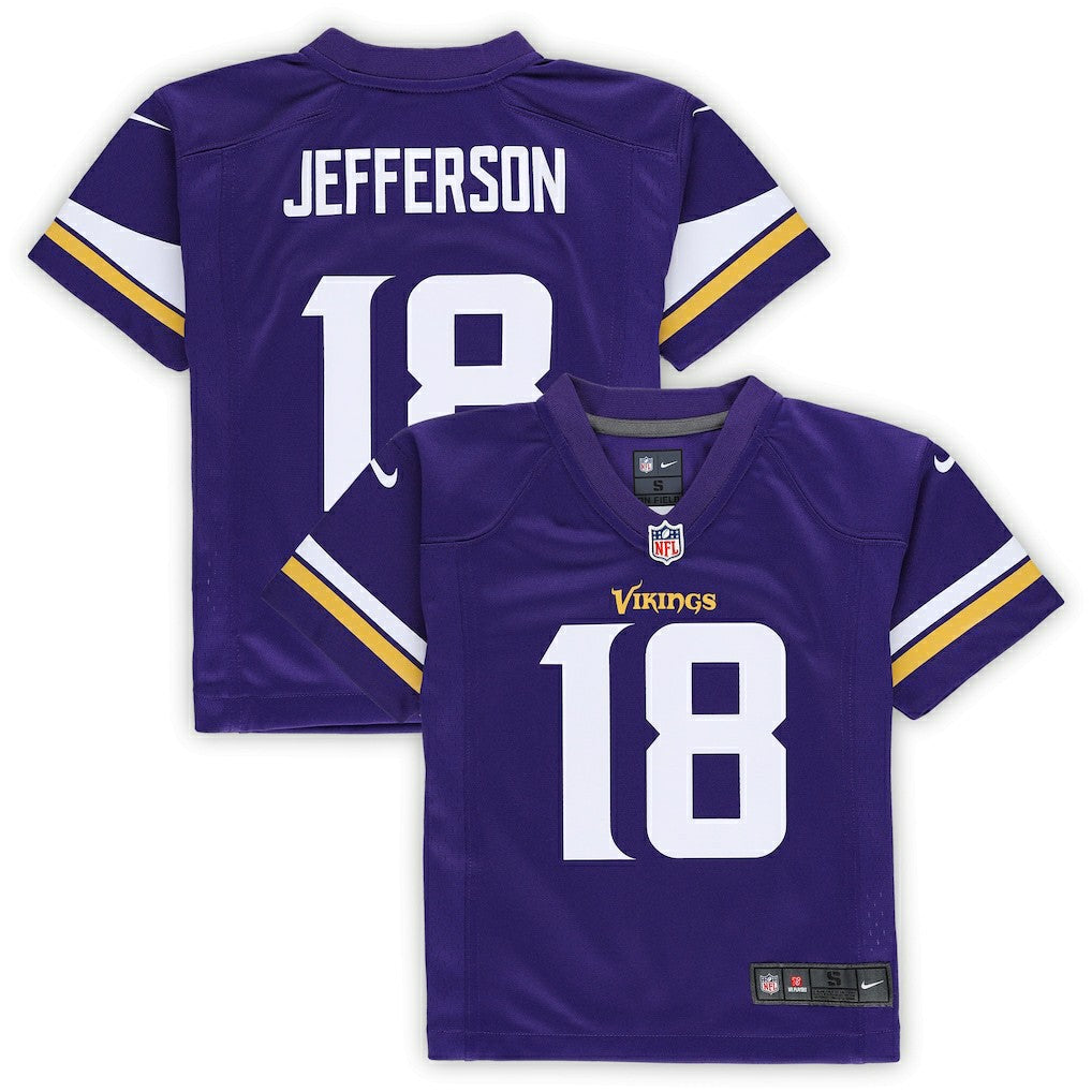 Minnesota Vikings Justin Jefferson  Preschool Game Jersey | NFL Outlet