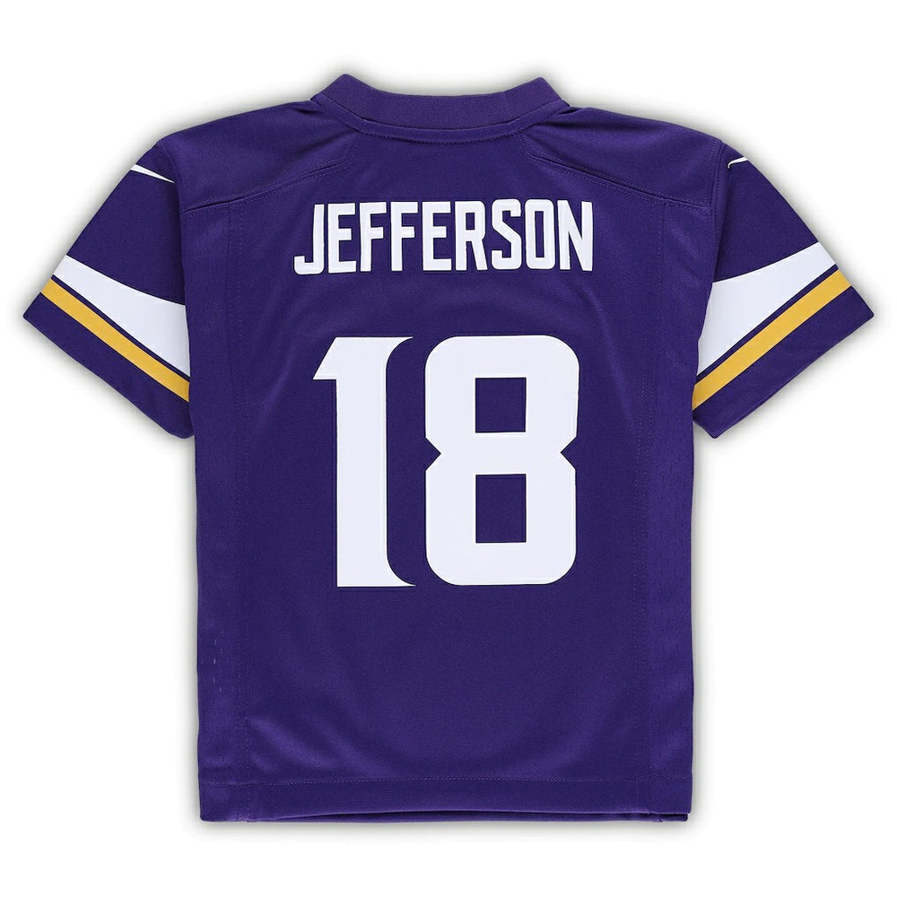 Minnesota Vikings Justin Jefferson  Preschool Game Jersey | NFL Outlet
