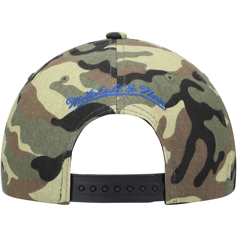 Camo Philadelphia 76ers Woodland Desert Snapback Hat | NBA