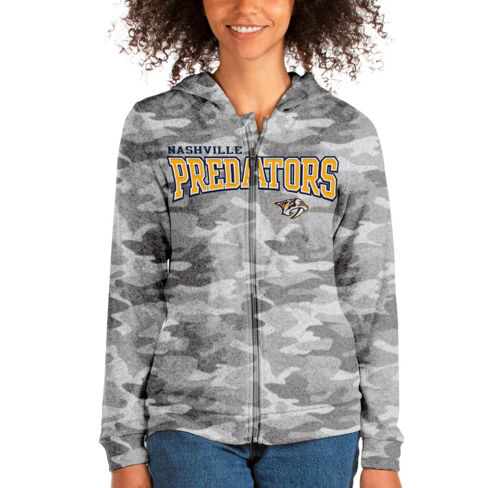 Nashville Predators Antigua Women's Team Absolute Full-Zip Hoodie -  NHL Hoodies