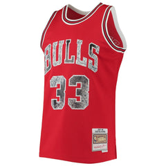 Red Scottie Pippen Chicago Bulls 1997/98 Hardwood Classics NBA 75th Anniversary Diamond Swingman Jersey sale | NBA