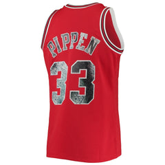 Red Scottie Pippen Chicago Bulls 1997/98 Hardwood Classics NBA 75th Anniversary Diamond Swingman Jersey sale | NBA