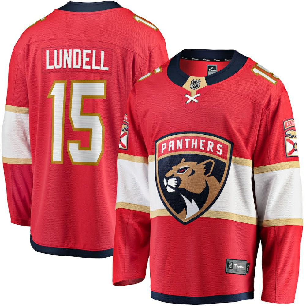 Anton Lundell Florida Panthers Fanatics Home Breakaway Player Jersey -  NHL Jerseys