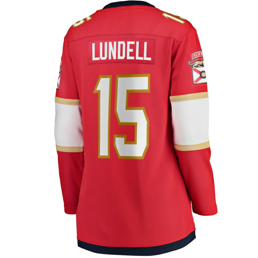 Anton Lundell Florida Panthers Fanatics Women's Home Breakaway Player Jersey -  NHL Jerseys