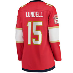 Anton Lundell Florida Panthers Fanatics Women's Home Breakaway Player Jersey -  NHL Jerseys