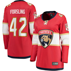Gustav Forsling Florida Panthers Fanatics Women's Home Breakaway Player Jersey -  NHL Jerseys
