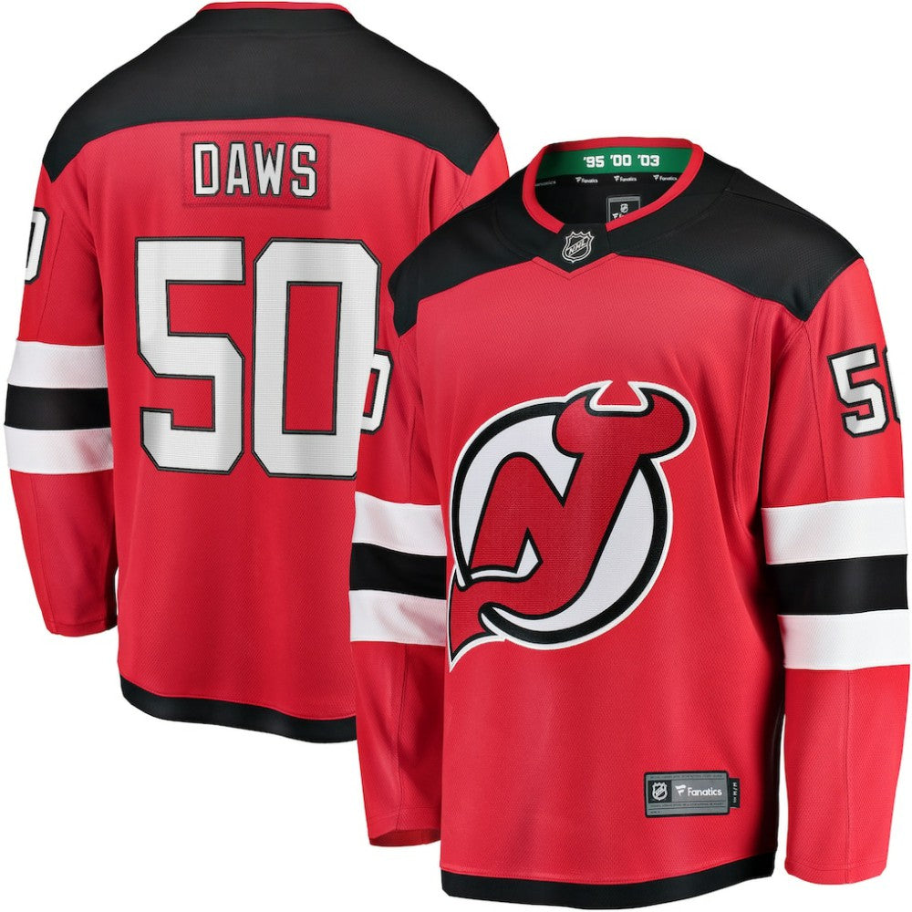 Nico Daws New Jersey Devils Fanatics Home Breakaway Player Jersey -  NHL Jerseys