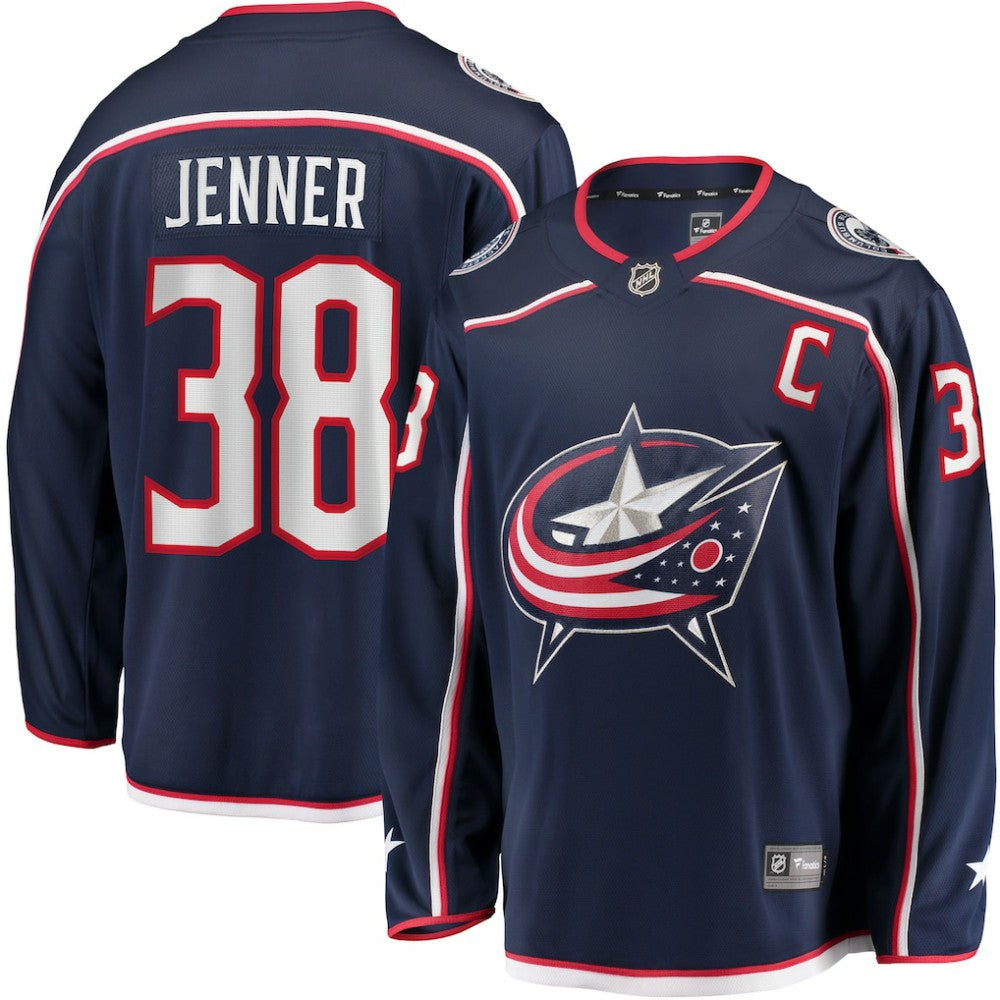 Boone Jenner Columbus Blue Jackets Home Captain Patch Breakaway Player Jersey -  NHL Jerseys