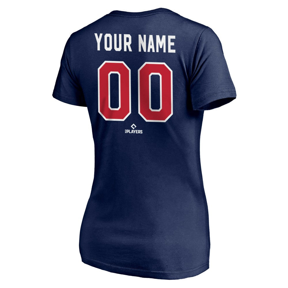 Cleveland Guardians Women's Personalized Winning Streak V-Neck T-Shirt - MLB T-shirts