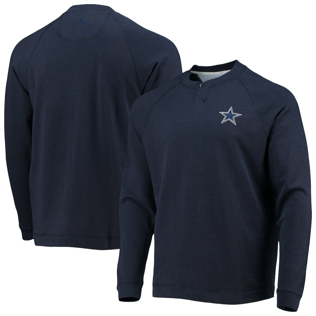 Dallas Cowboys Sunset Slub Raglan Henley Long Sleeve T-Shirt | NFL Online